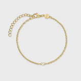 Orologio CLUSE Gift Box Fluette Watch Steel, White Stones & Zircon Bracelet, Gold Colour Ref. CG11508