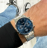 Orologio Cluse Anthéor Multifunction Watch Steel Blue, Silver Colour  CW21003