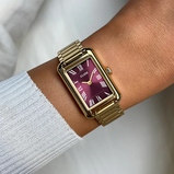 Orologio CLUSE Belisenna Watch Steel Wine Gold Colour CW15004