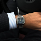 Orologio Cluse Quadrus Watch Steel Blue Silver Colour CW25701