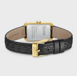 Orologio Cluse Belisenna Watch Leather Black Quilted Gold Colour CW15005