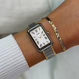 Orologio Cluse Donna Belisenna Watch Steel White Two-tone CW15003