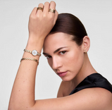 Orologio Daniel Wellington Petite Mini Arch 3-link White Gold Bianco Ref. DW00100855