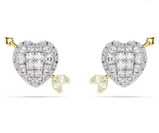 Orecchini Swarovski a lobo Idyllia Taglio misto Cuore con freccia Bianchi Mix di finiture ref. 5737298