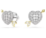 Orecchini Swarovski a lobo Idyllia Taglio misto Cuore con freccia Bianchi Mix di finiture ref. 5737298