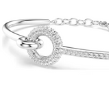Bracciale Swarovski  Braccialetto  Bracciale rigido Dextera Taglio Round Bianco Placcato rodio Ref. 5743569