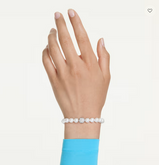 Bracciale Swarovski  Braccialetto Matrix Crystal Pearl Bianco Placcato rodio Ref.5747747