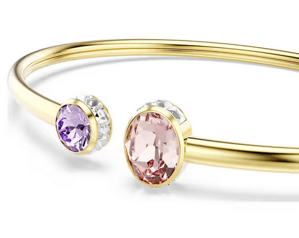 Bracciale Swarovski Bracciale rigido Chroma Taglio misto Multicolor Placcato color oro Ref. 5738475