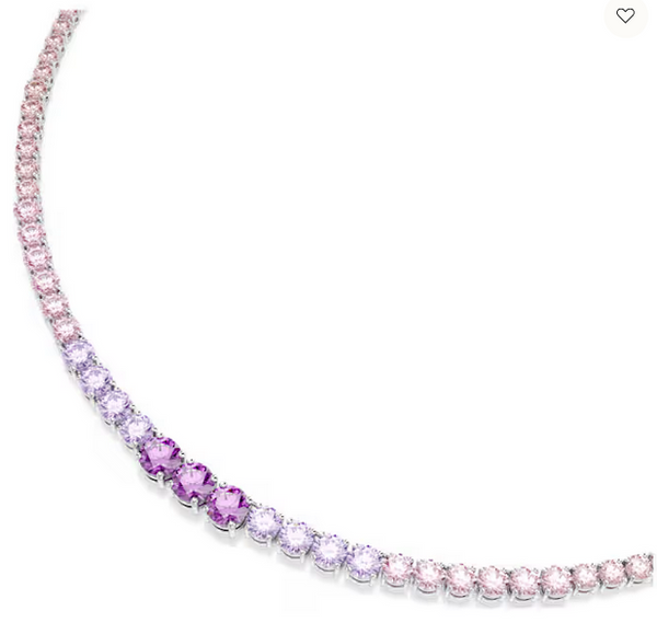 Swarovski Collana Matrix Sfumatura di tagli Round Multicolore Placcato rodio Ref. 5751196