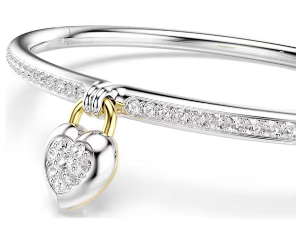 Bracciale Swarovski Braccialetto rigido Idyllia Taglio misto Cuore Rosa Mix di finiture Ref. 5737266