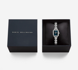 Orologio Daniel Wellington Quadro Mini Arch 3-link Arctic Sunray Silver DW00100846