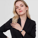 Orologio Daniel Wellington Bound Mini Black Lizard Silver Ref. DW00100901