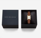 Orologio Daniel Wellington Bound Mini Black Lizard Brown Ref. DW00100905