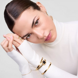 Orologio Daniel Wellington  Quadro Mini Arch 3-link Onyx Sunray Gold DW00100851