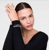 Orologio Daniel Wellington Quadro Mini Arch 3-link Onyx Sunray Silver DW00100845