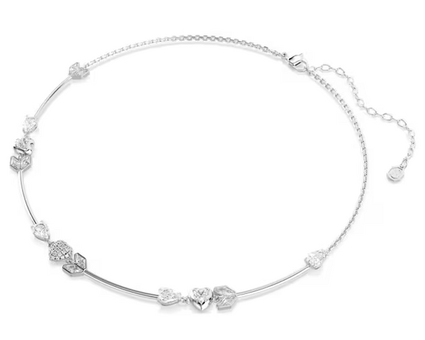 Swarovski Collana Idyllia Cuore con freccia Bianca Placcato rodio Ref. 5743411