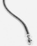 NOVE25 TENNIS BRACCIALE TENNIS BLACK FOXTAIL Ref. N25BRA00419