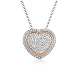 Collana Roberto Giannotti in Argento con 3 Cuori Pendenti e Zirconi bianchi Ref. GIA448