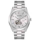 Orologio Automatico Bulova Surveyor Automatic Grigio Open Heart Ref. 96A345