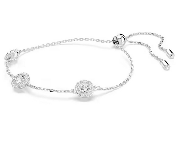 Bracciale Swarovski  Braccialetto Una Angelic Taglio Round, Motivi a doppia faccia, Bianco, Placcato rodio Ref. 5732272