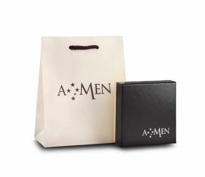 Collana in Oro 9 Kt in oro giallo cuore con chiave Amen AU9CLCCG3