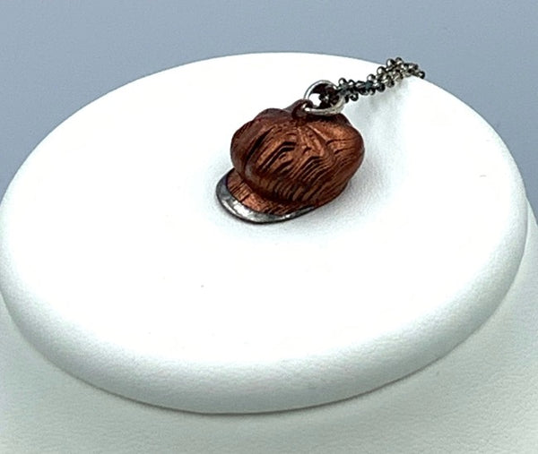 Collana con cappello pendente Chapeau in Argento C029