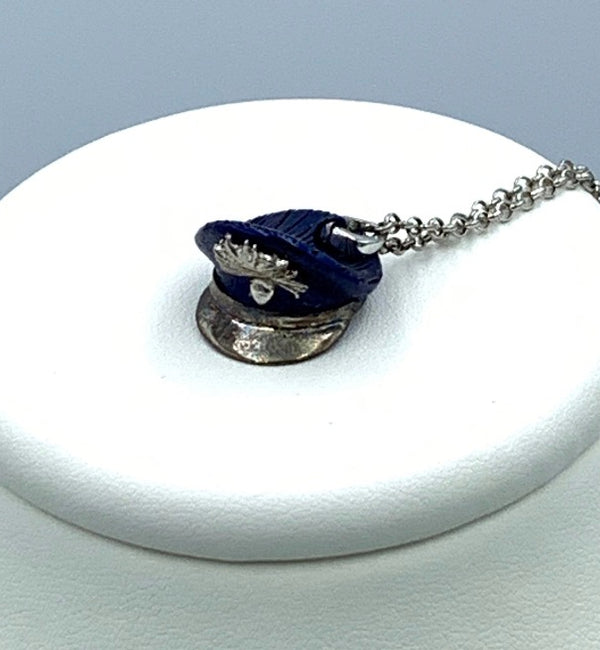 Collana con cappello pendente Chapeau in Argento C027