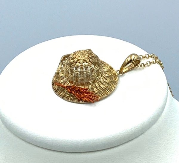 Collana con pendente Chapeau in Argento C017