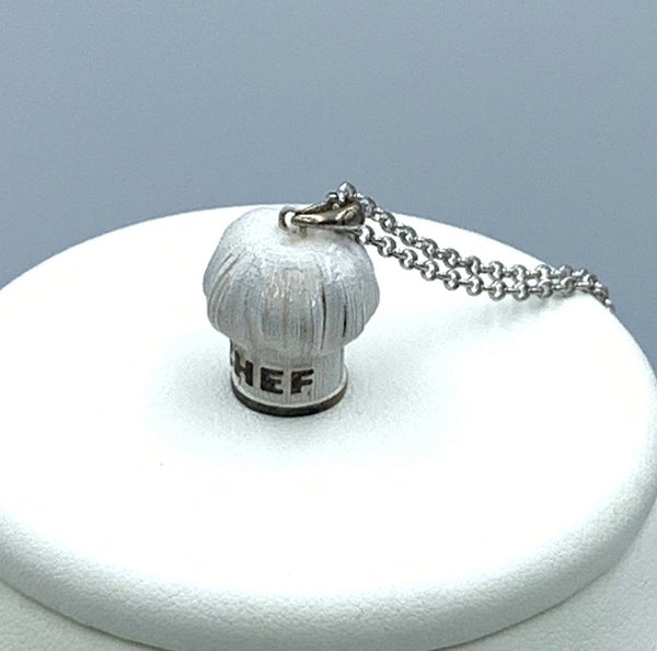 Collana con cappello pendente Chapeau in Argento C025