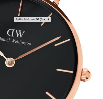 Orologio Solo Tempo Daniel Wellington nero rosa DW00100303