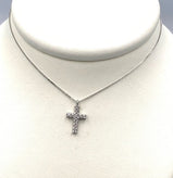 Collana con croce pendente in Oro 18kt e Diamanti 26493