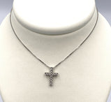 Collana con croce pendente in Oro 18kt e Diamanti 27711