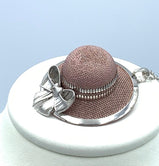 Collana con cappello pendente Chapeau in Argento C008