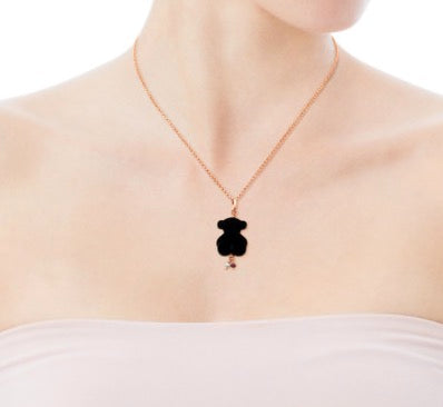 Pendente Orsetto Onice e Argento Tous 716484560