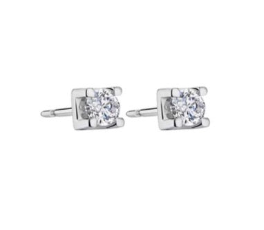 Orecchini con punto luce WDG in oro 18ct e diamanti OIM004