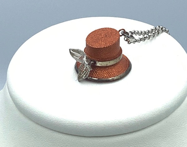 Collana con cappello pendente Chapeau in Argento C030
