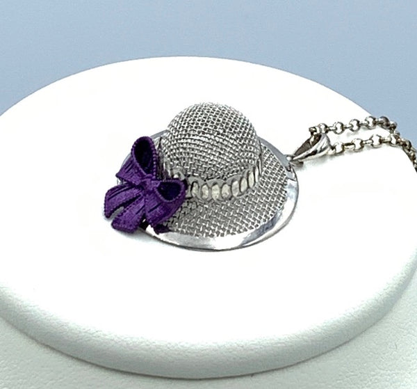 Collana con pendente Chapeau in Argento C005