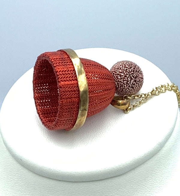 Collana con cappello pendente Chapeau in Argento C009