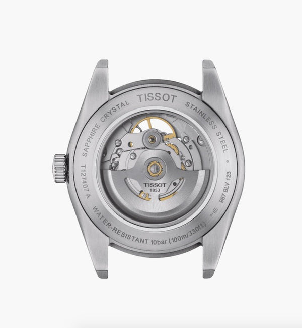 Orologio TISSOT GENTLEMAN POWERMATIC 80 OPEN HEART BLU T127.407.11.041.01