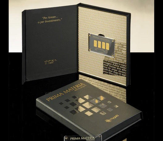 Lingotto Prima materia in Oro giallo 24Kt.  999 in blister 4gr.