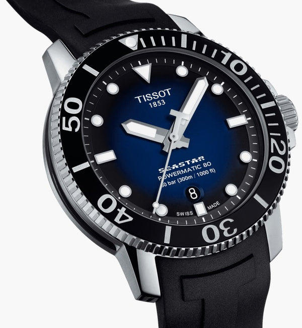 Tissot Seastar 1000 Powermatic 80 BLU Silicone T120.407.17.041.00