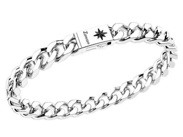 Bracciale Uomo A Catena In Argento Gioielli Zancan Cosmopolitan |EXB659