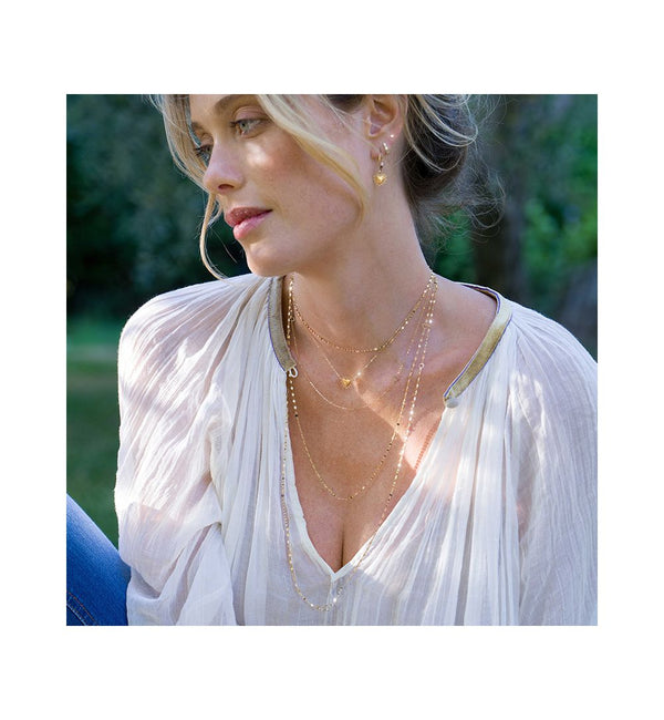 COLLANA GIROCOLLO 18KT CUORE MAMAN PETIT Ref. GCPDM1MS