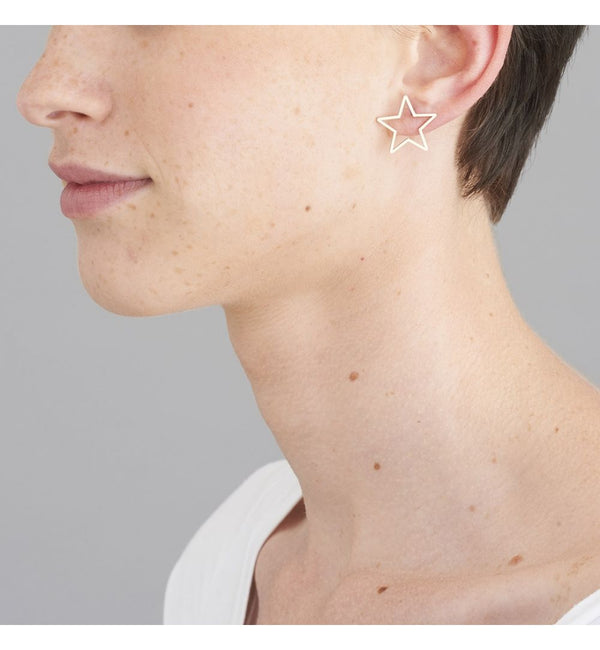 ORECCHINO SINGOLO A LOBO A STELLA TRAFORATO MEDIO Maman et Sophie Ref. OR05732