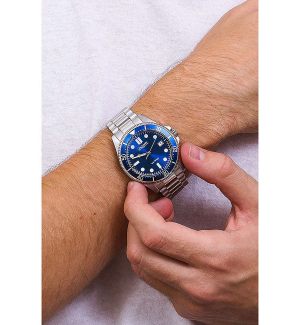 Orologio Solo Tempo Vagary By Citizen Aqua39 blu VD5-112-71