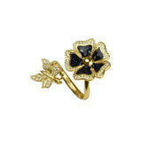 Anello Misis in argento placcato oro 18 Kt. Potentilla Ref. AN03574